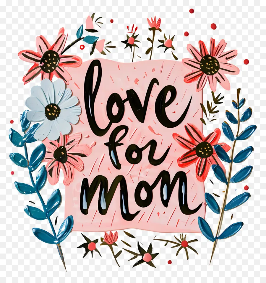 Любовь к маме，Mothers Day PNG
