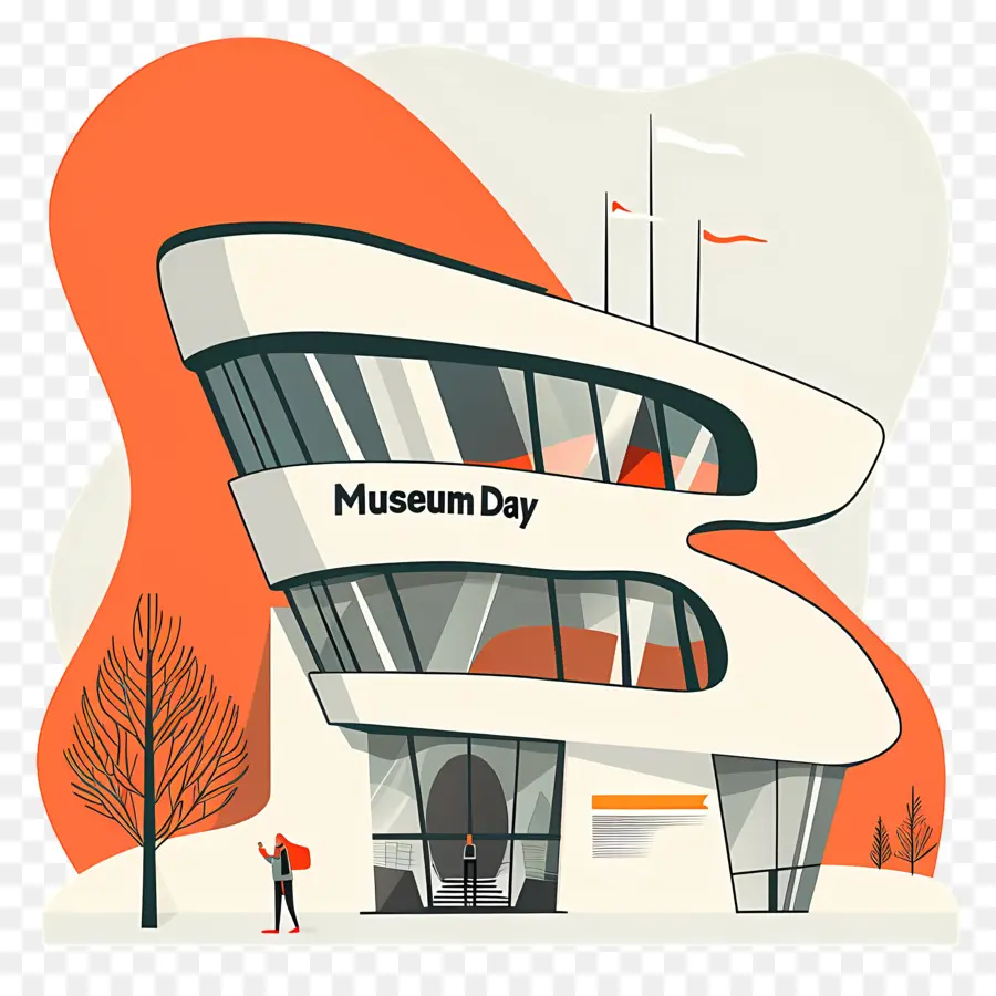 Международный День Музеев，современная архитектура PNG