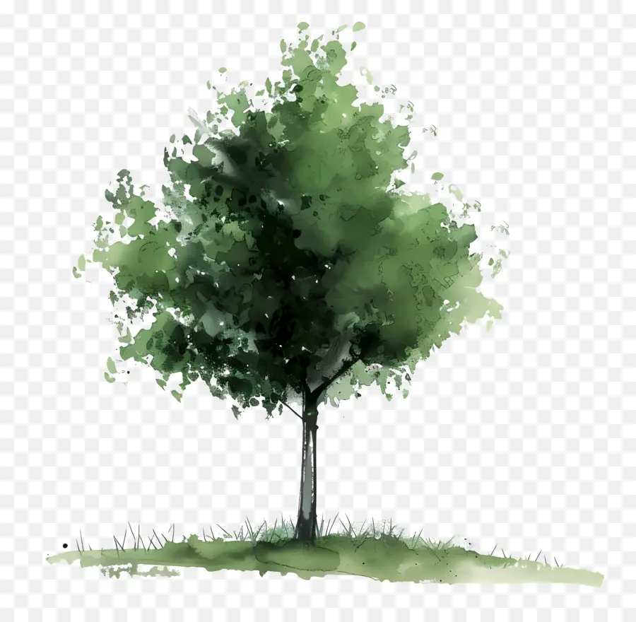 зеленое дерево，Дерево PNG