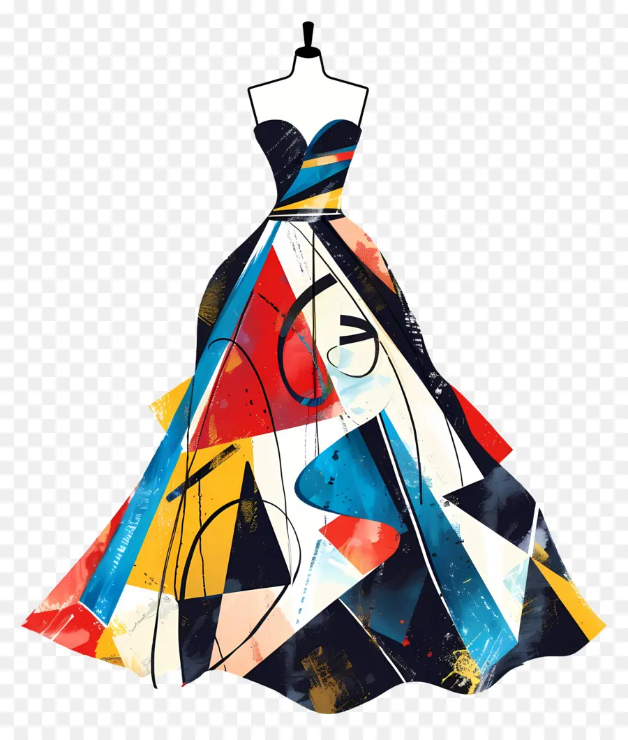 платье платья，красочное платье PNG