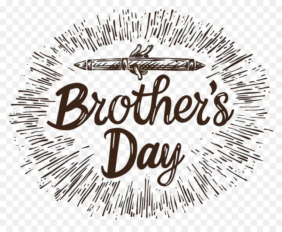 День братьев，декоративный шрифт PNG