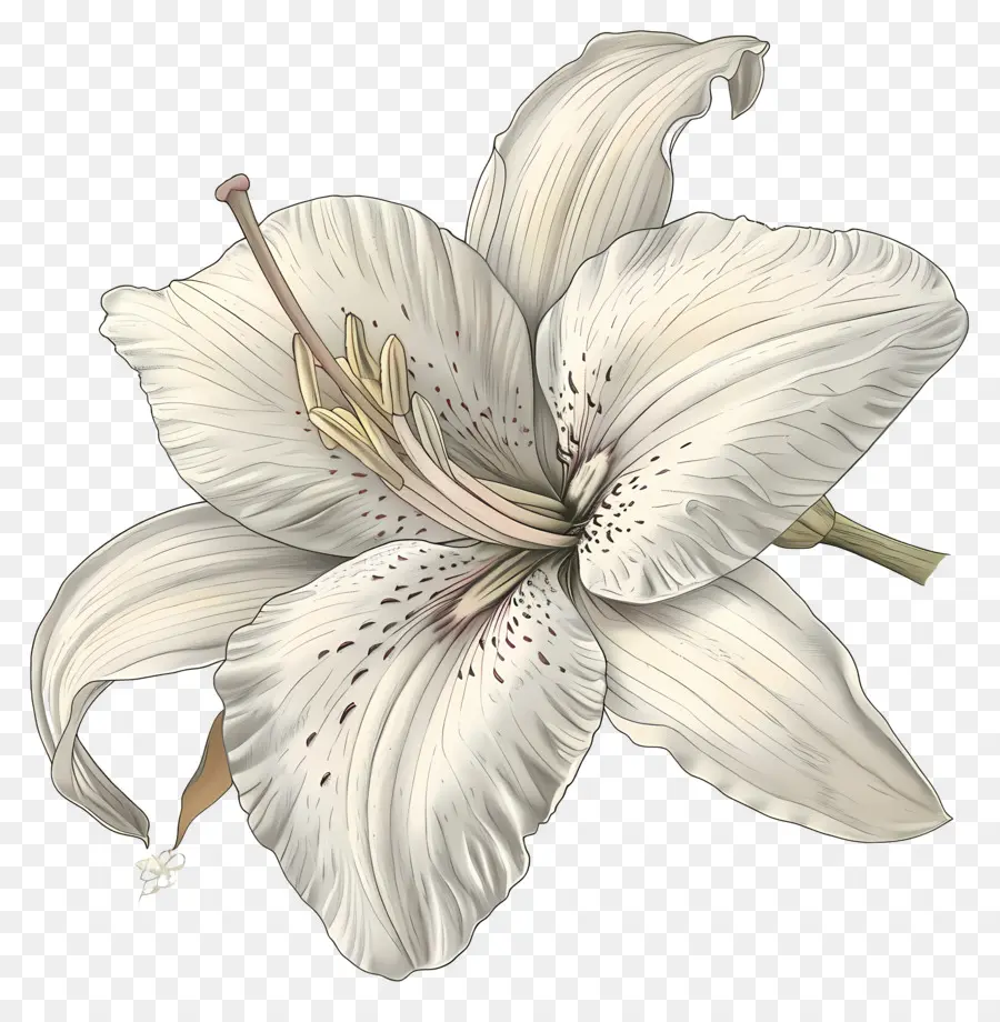 Звездный цветок，Лили PNG