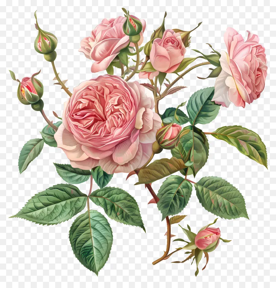 Джульетта Роуз，розовые розы PNG