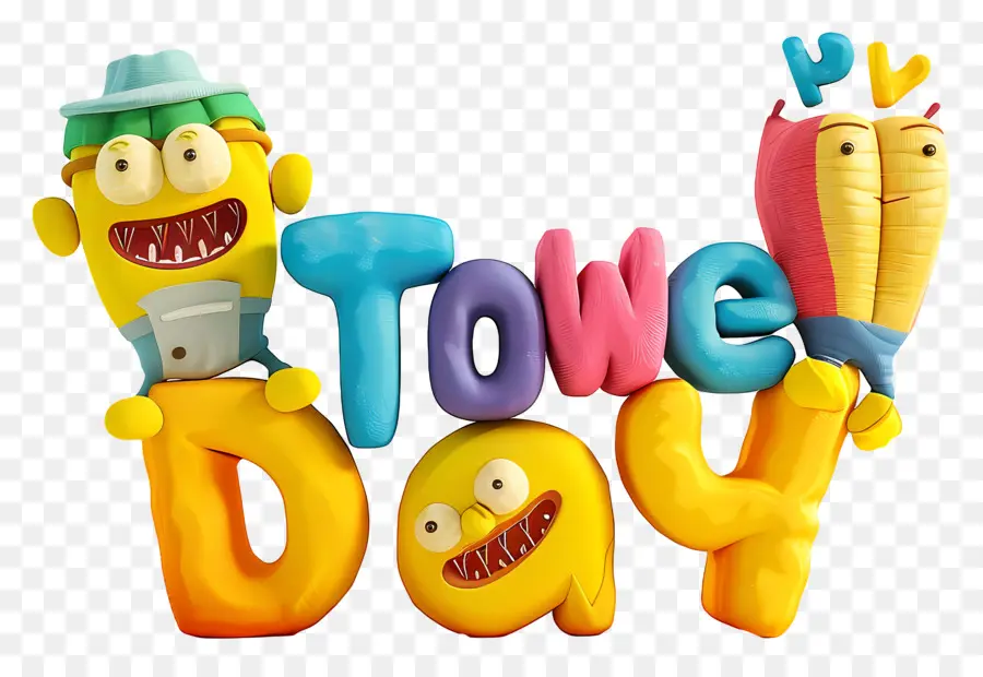 день полотенца，персонажа из мультфильма PNG