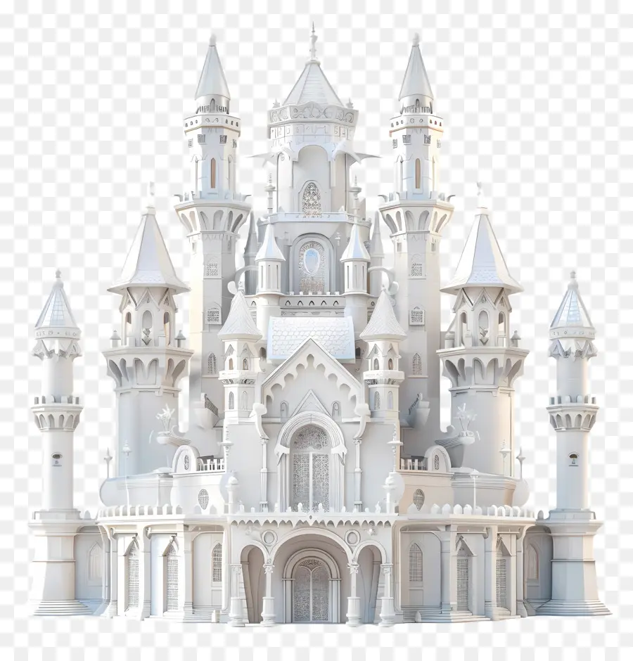 Белый Замок，замок PNG