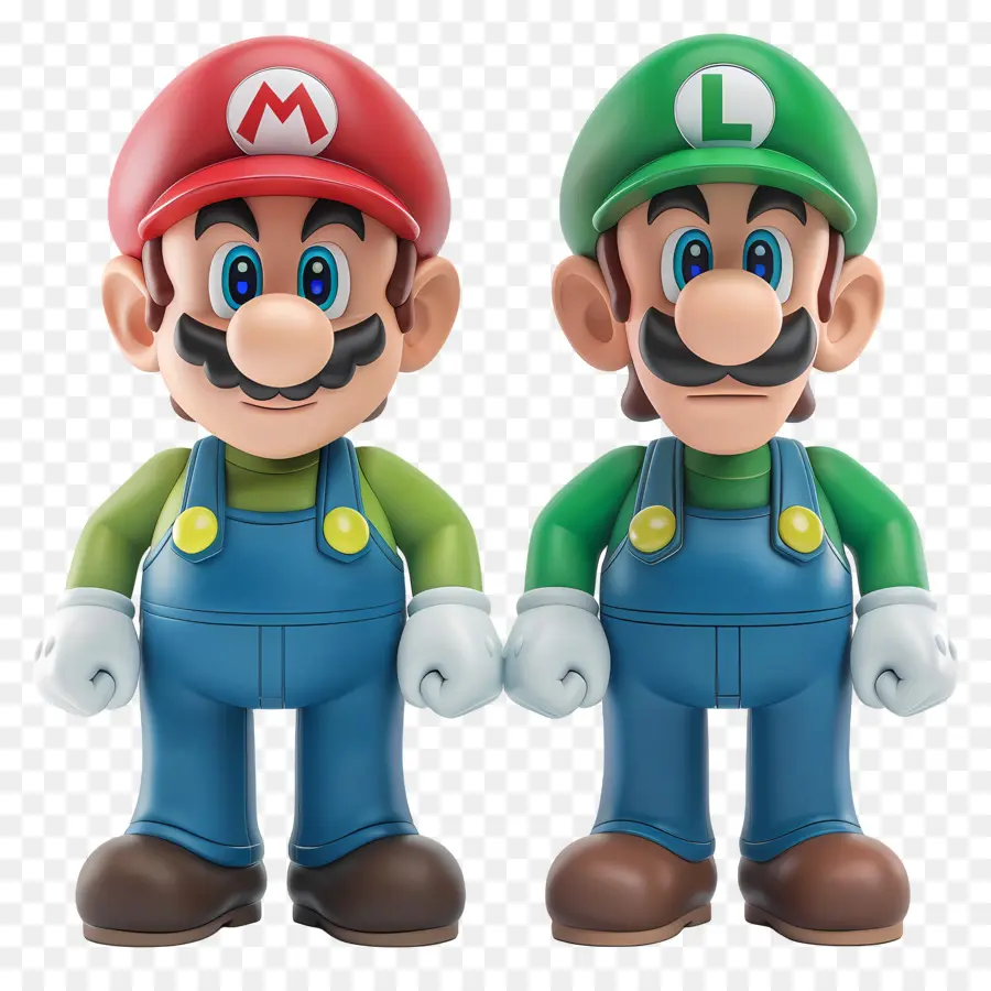Mario Bros，фигурки PNG