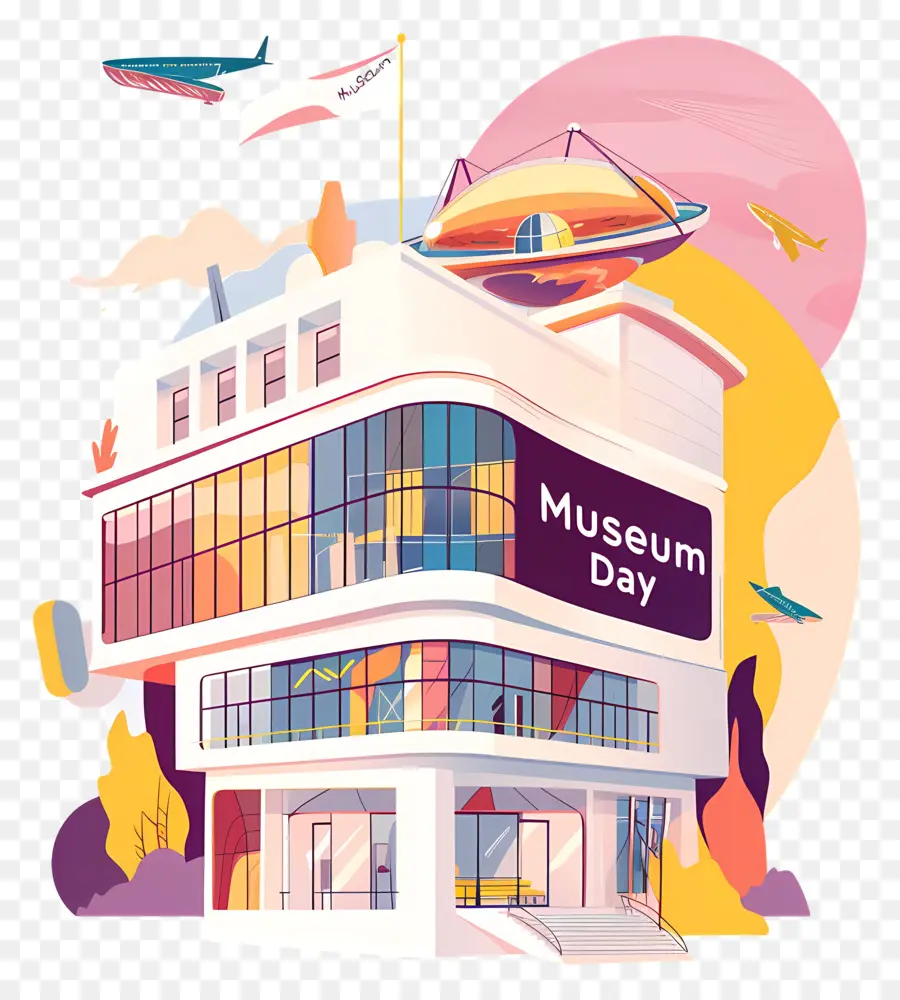 Международный День Музеев，Современный музей PNG