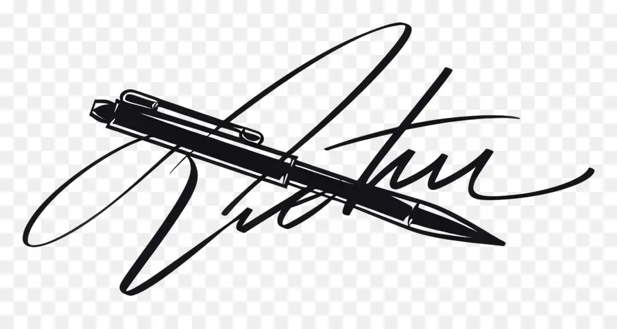 подпись，ручка PNG