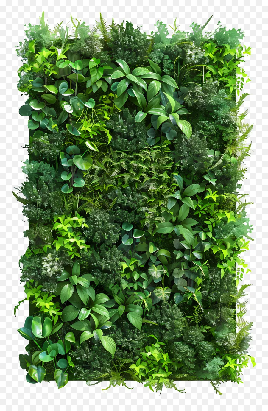 Зеленая сад стена，вертикальный сад PNG