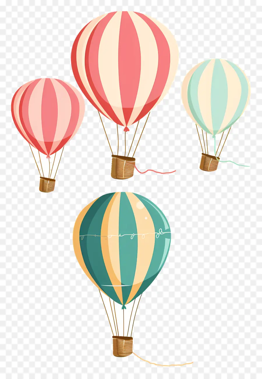 воздушные шары，Полет PNG