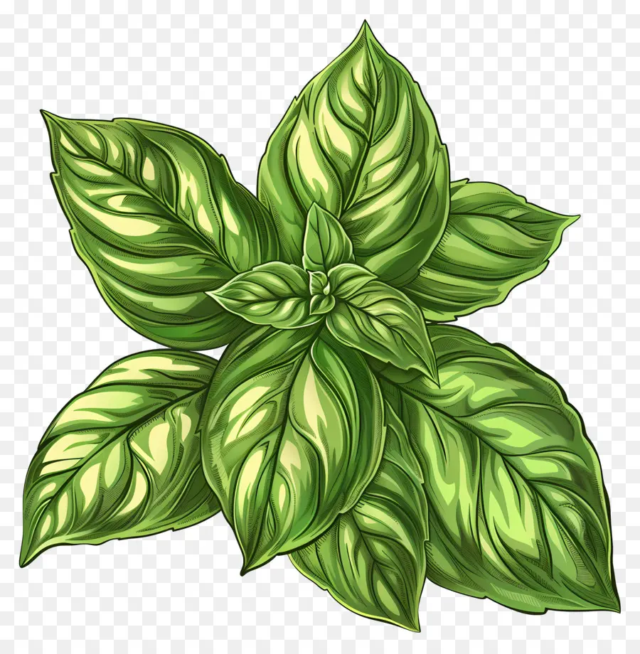 Василий，зеленое растение PNG
