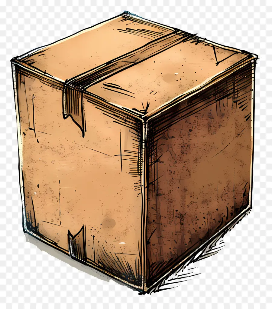 Коробка，картонная коробка PNG