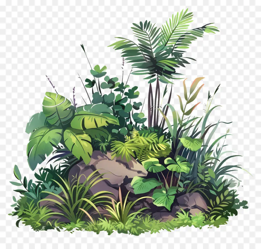 естественная растительность，тропические джунгли PNG