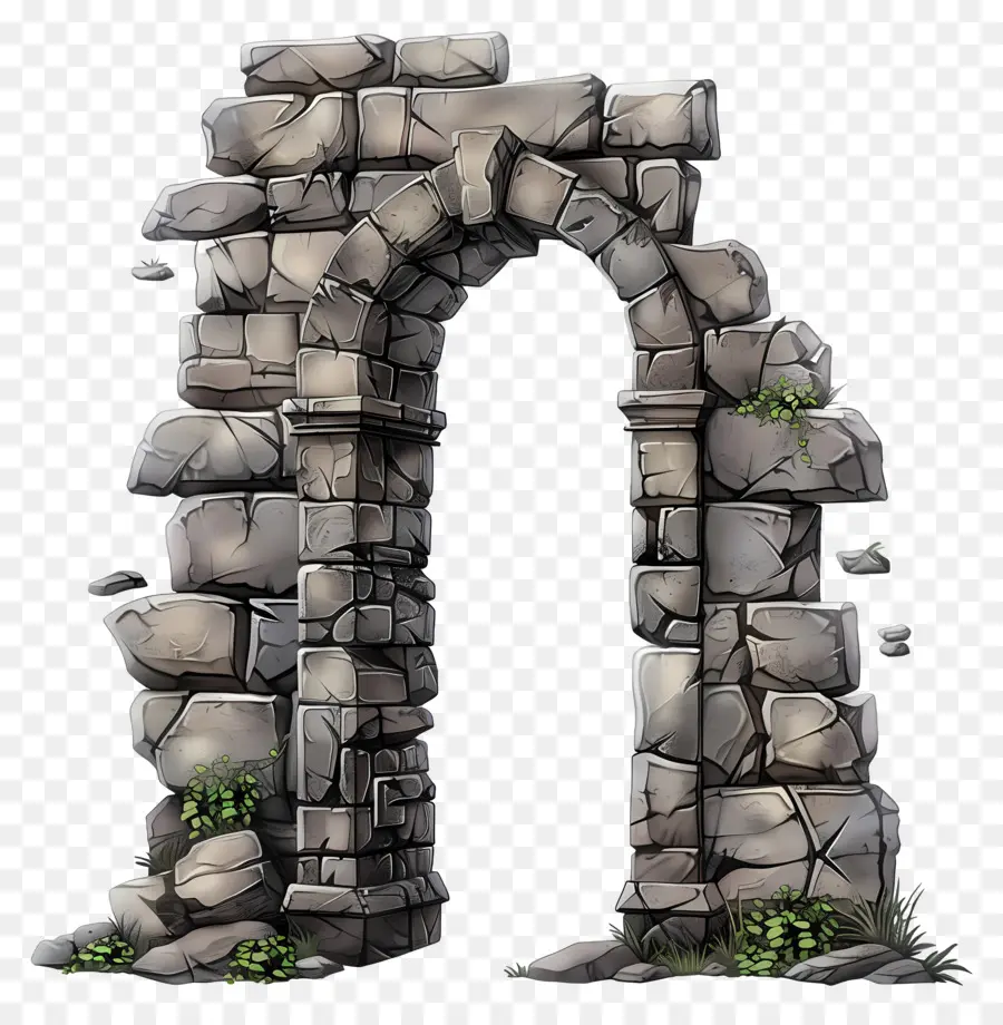 каменная дверная рама，каменная арка PNG