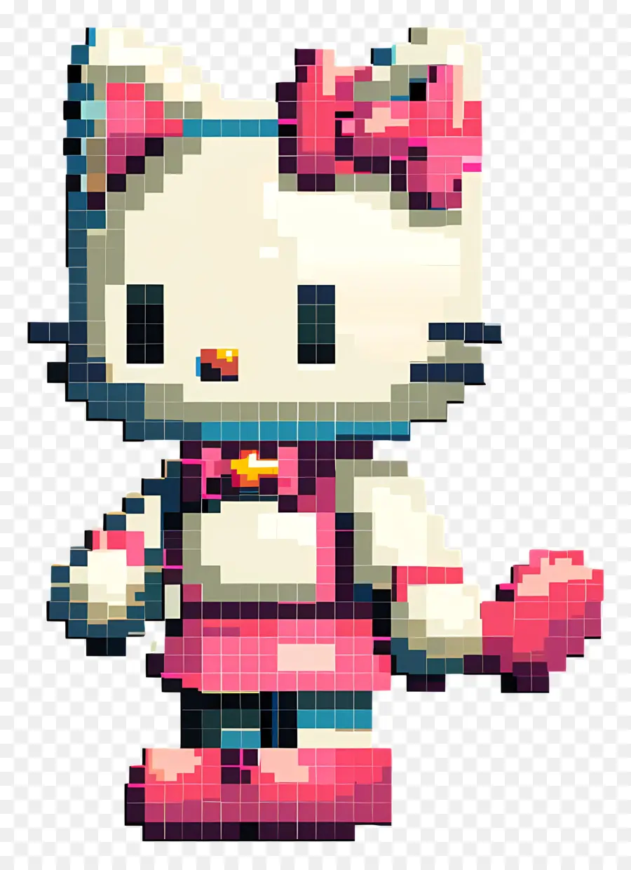 Hello Kitty Pixel，Привет Китти PNG