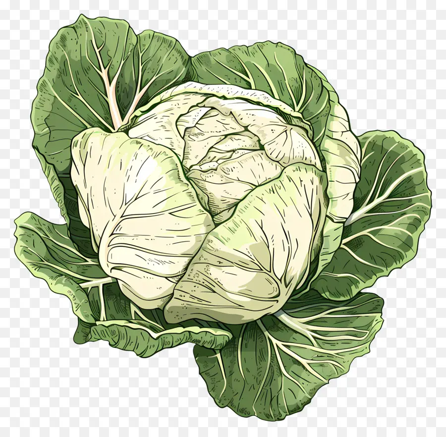 Белая капуста，Lettuce PNG