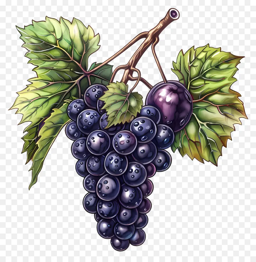 Grapes，черно белая фотография PNG