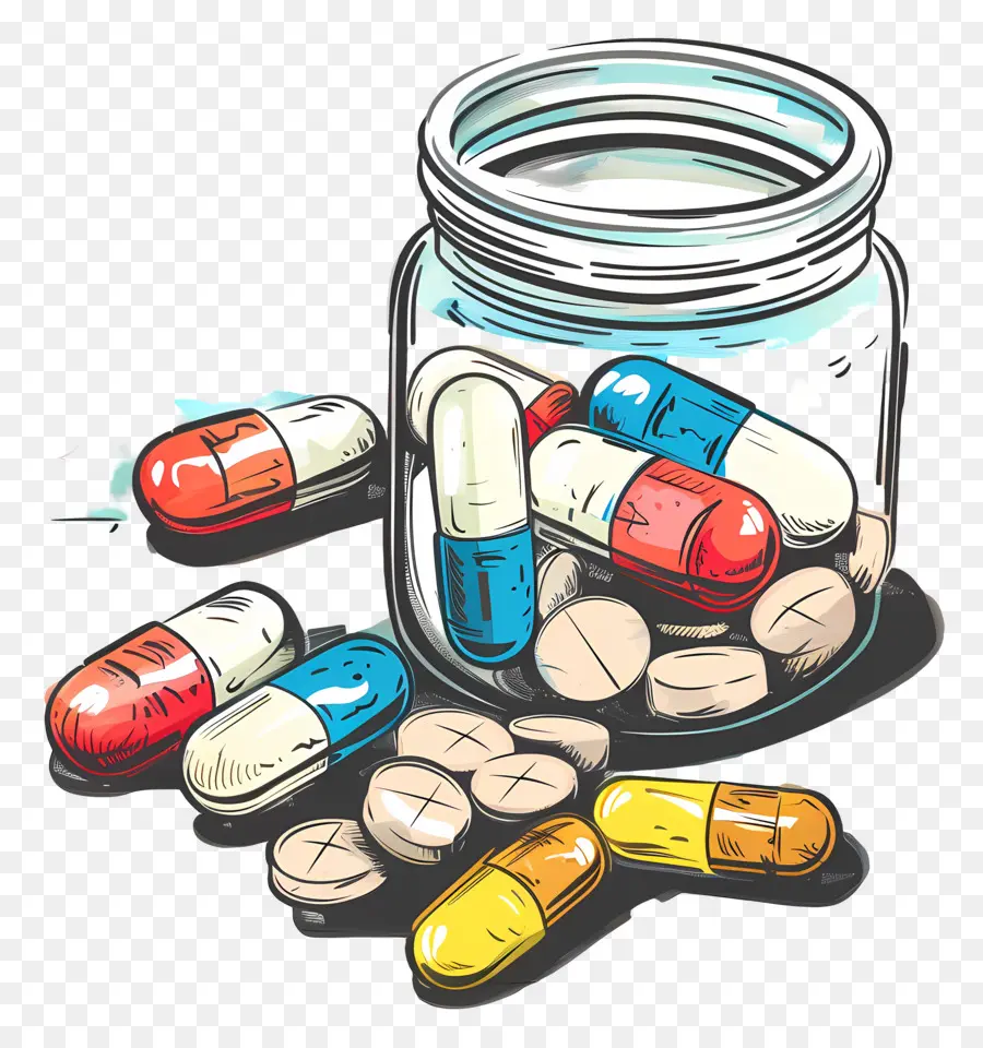 лекарства，Pills PNG