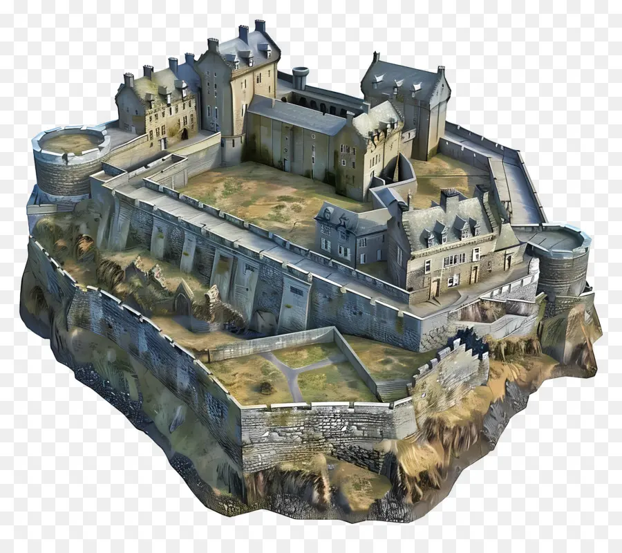 эдинбургский замок，замок PNG