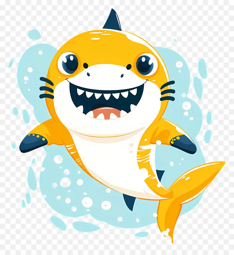 Акула，мультфильм акула PNG