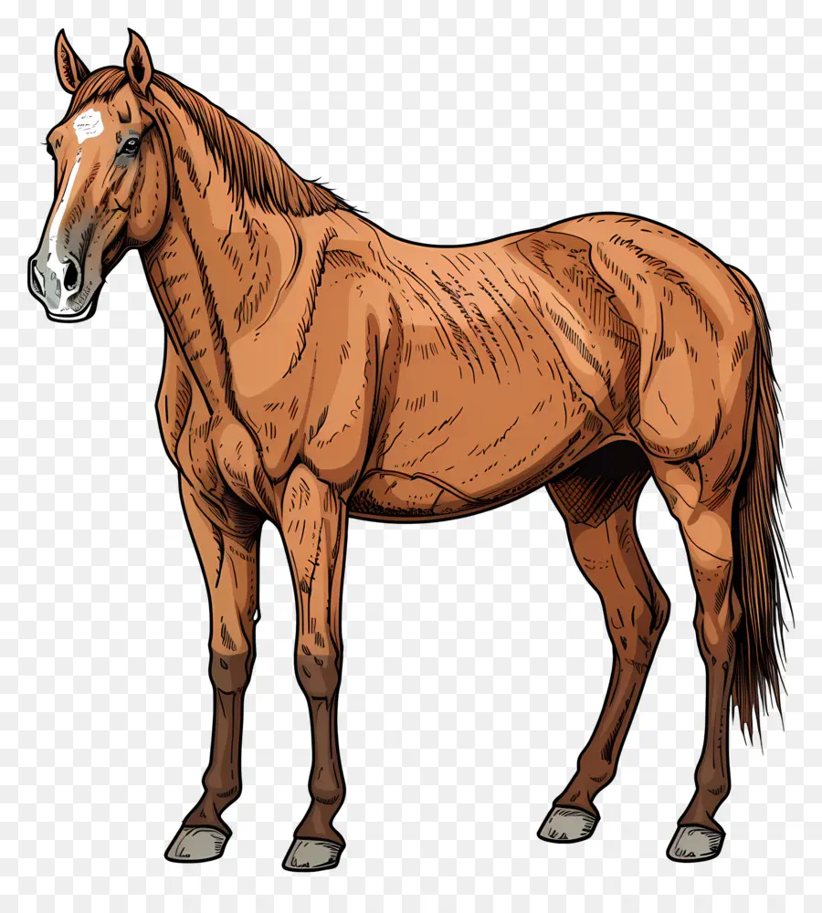 лошадь，рисунок лошади PNG
