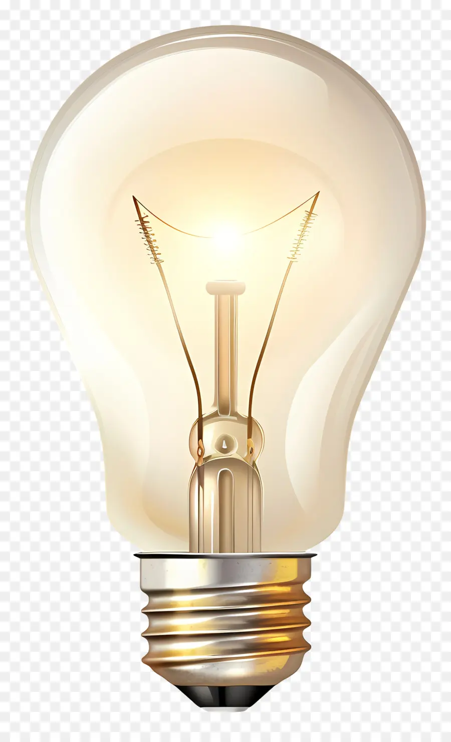 лампочка，Лампа накаливания PNG