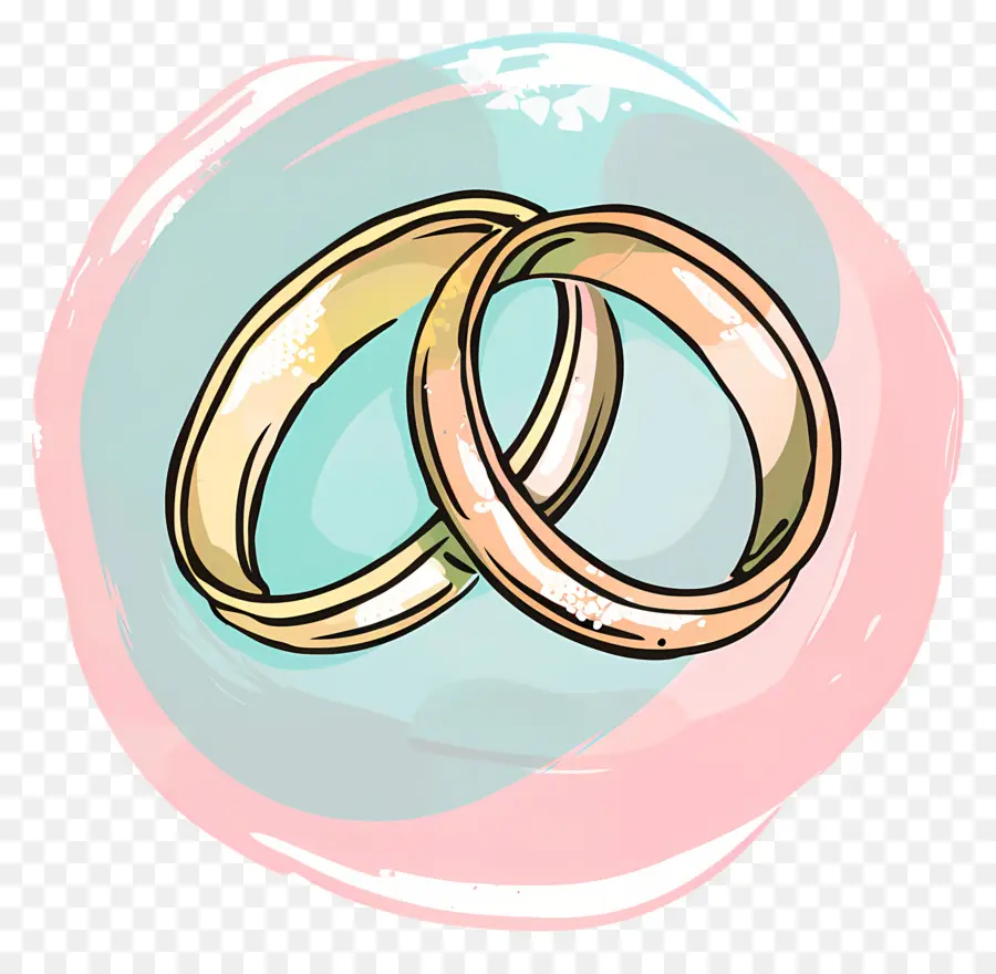 Обручальное кольцо，обручальные кольца PNG