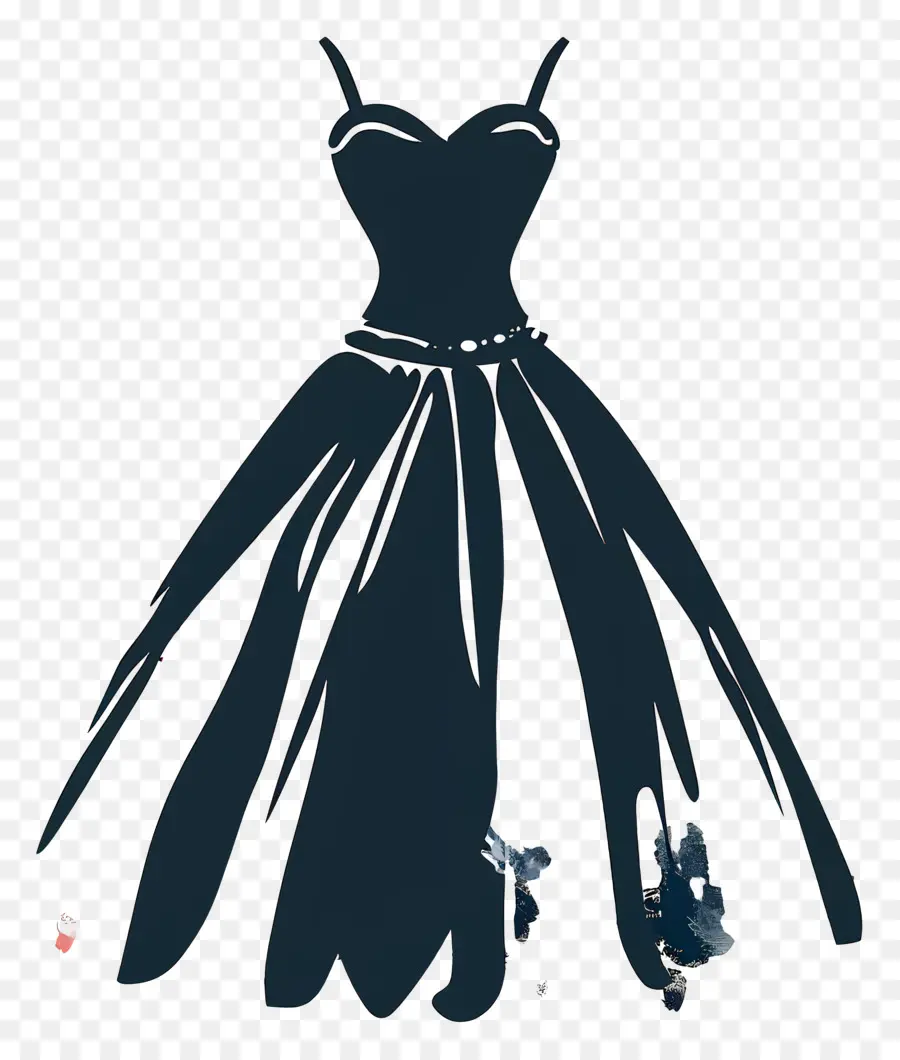Черное свадебное платье，черное платье PNG