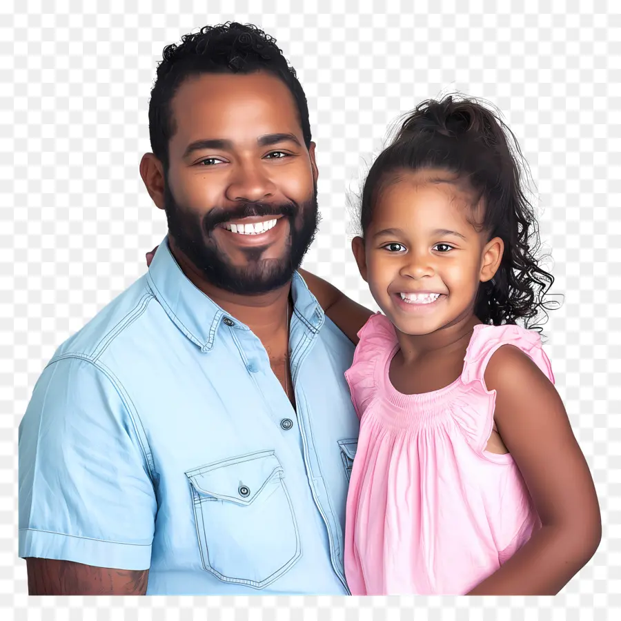 отец и дочь，отец PNG