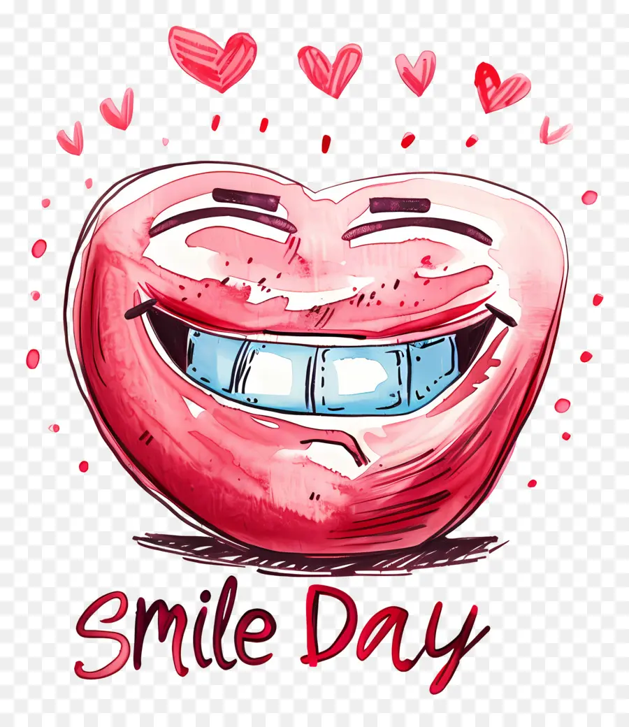 День улыбки，любовь PNG