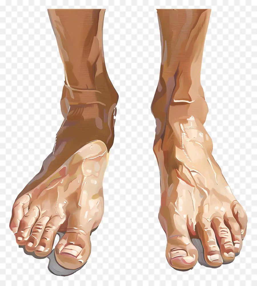 босоногий，Анатомия ног PNG