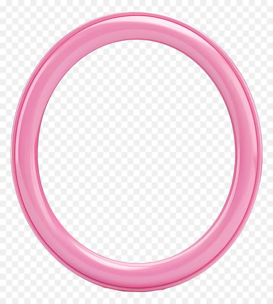 розовый круг，Розовое пластиковое кольцо PNG
