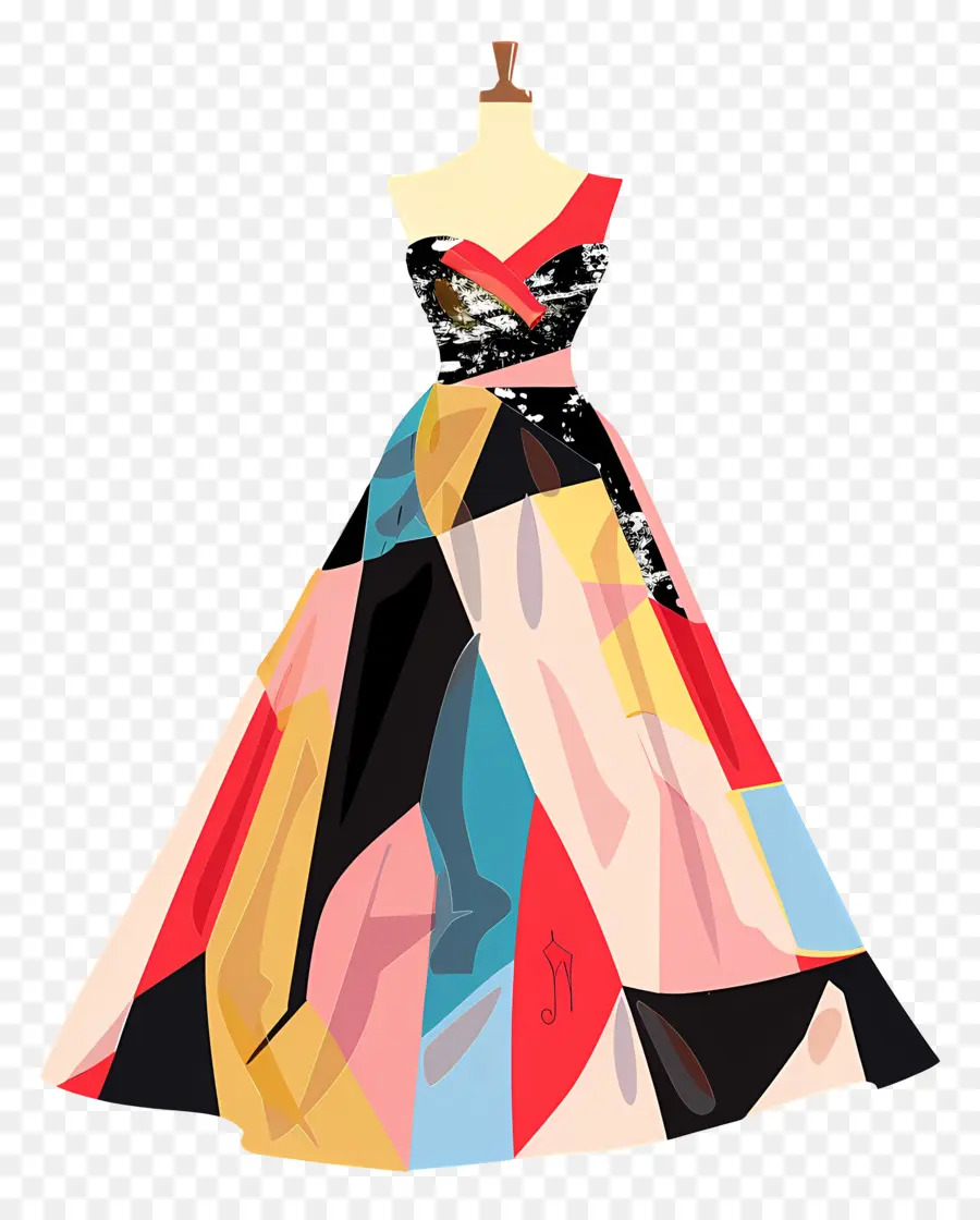 Свадебное платье，разноцветное платье PNG