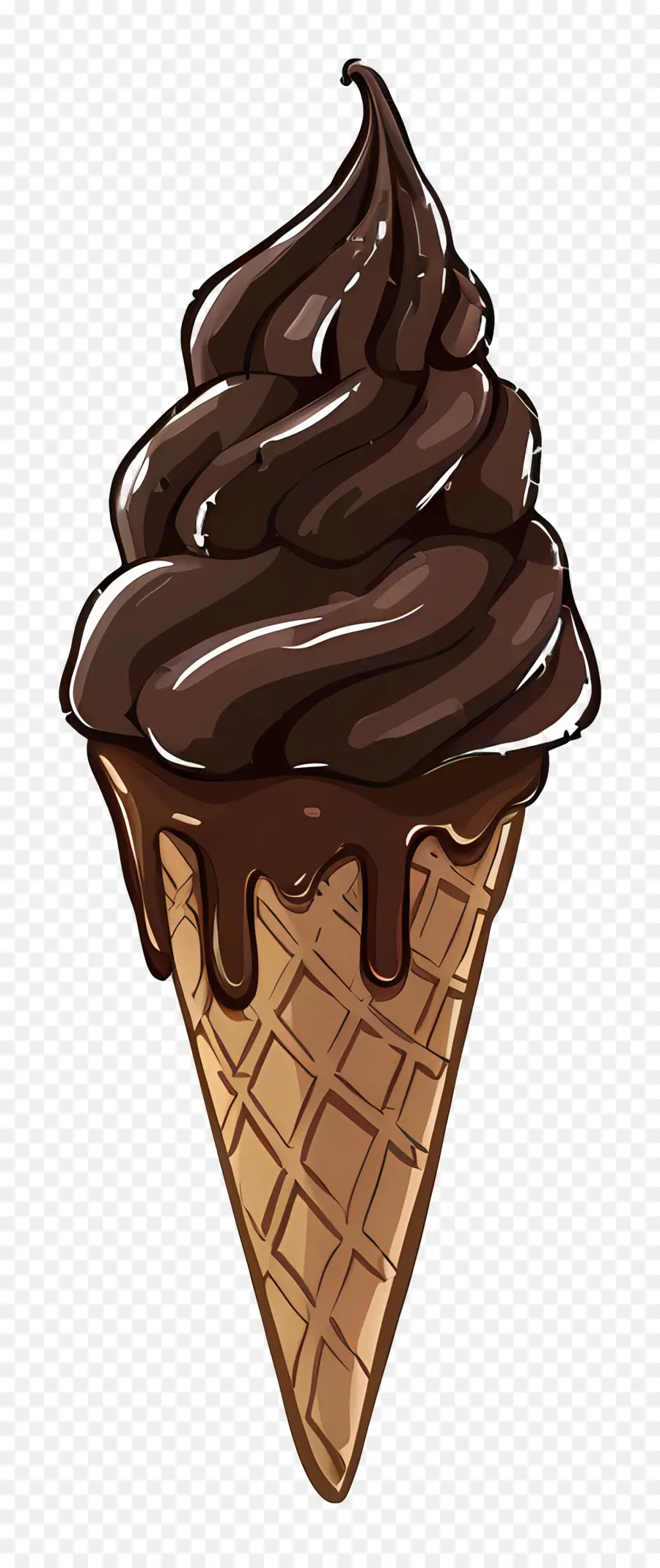 Мороженое，Шоколадное мороженое PNG