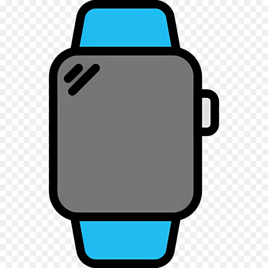значок наручные часы，синие часы PNG