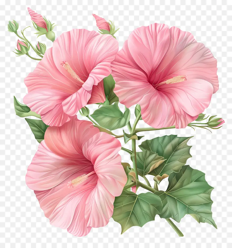 розовый утренняя слава，розовый цветок PNG