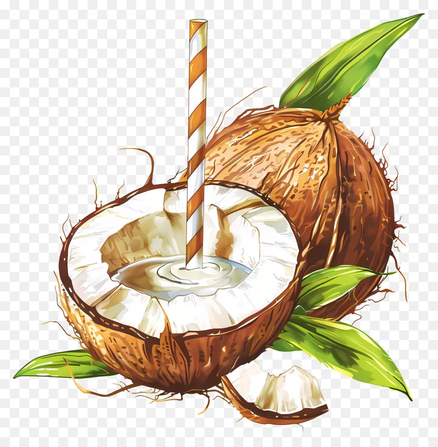 Кокосовая вода，Кокосовое PNG