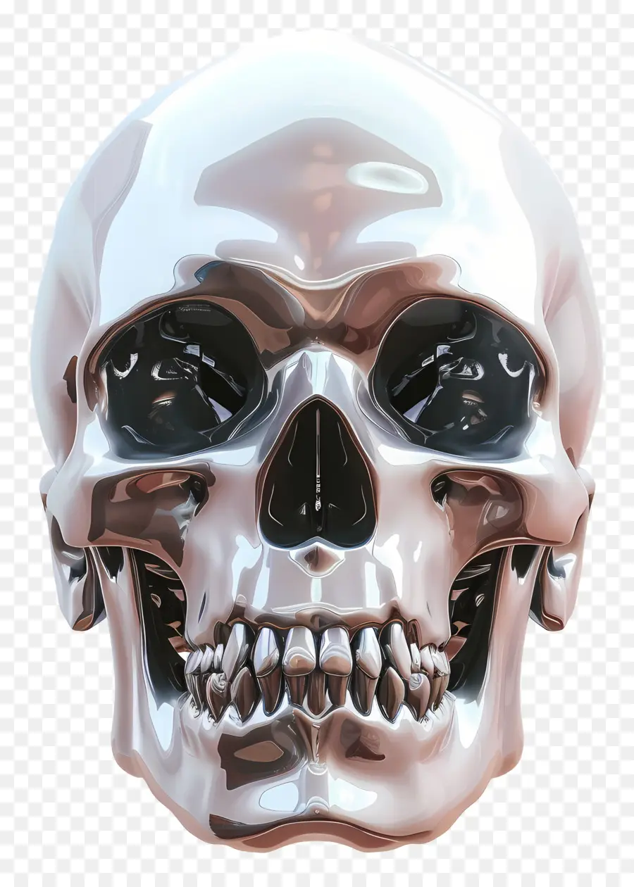 череп，металл PNG