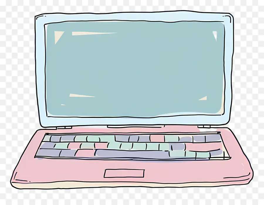 ноутбук клипарт，Розовый ноутбук PNG