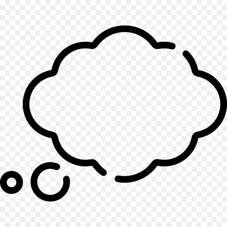 икона мышления，облако иллюстрация PNG