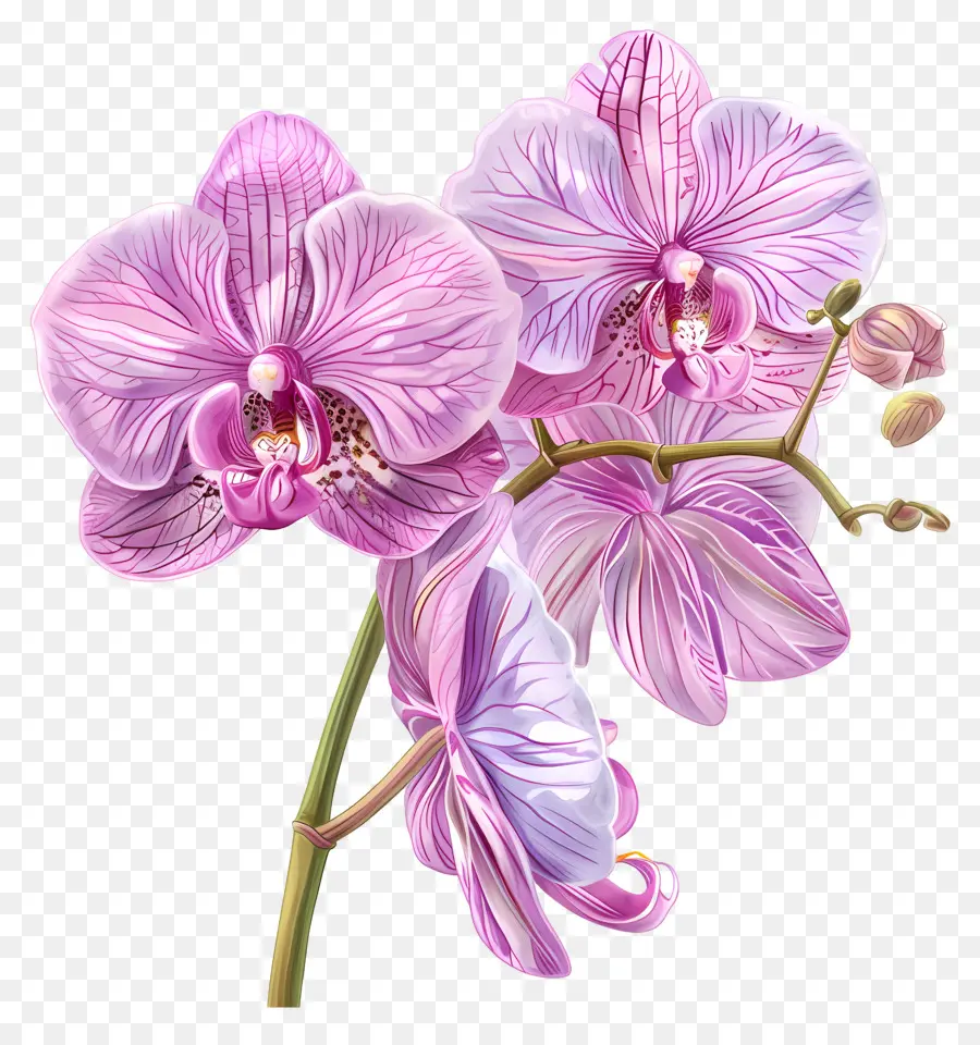 Шэньчжэнь сельскохозяйственная орхидея，розовые орхидеи PNG