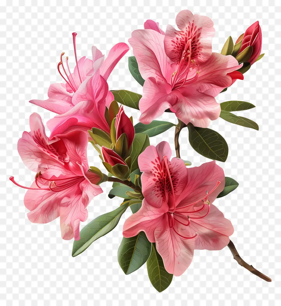 Азалия цветок，Рододендроны PNG