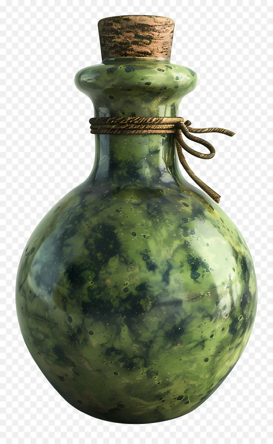 бутылка с зельем，Зеленая Ваза PNG