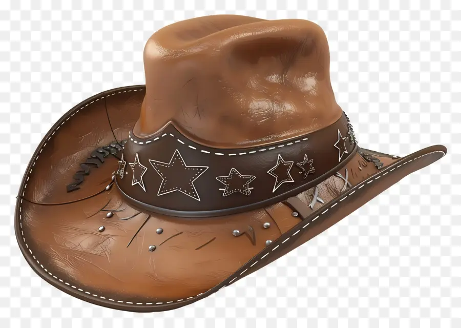 Ковбойская шляпа，Кожа Шляпа PNG