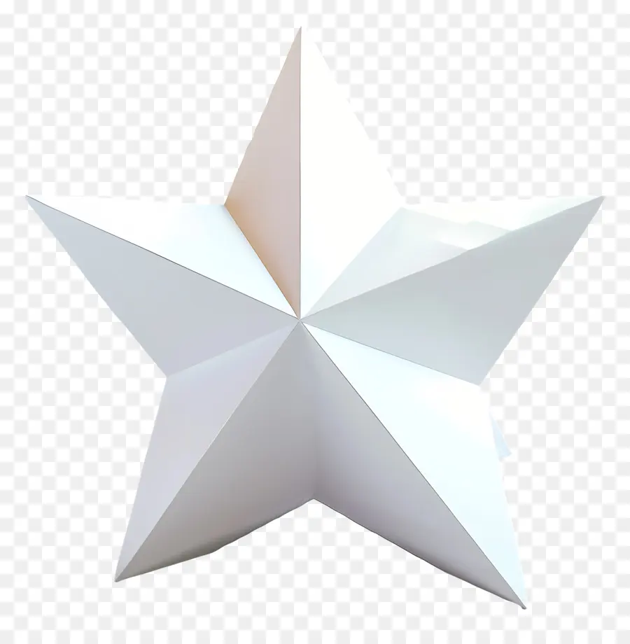 белая звезда，бумага звезда PNG