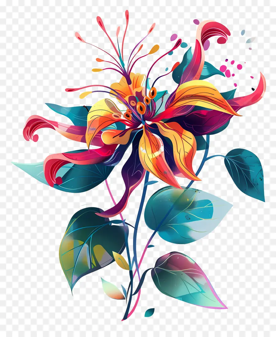 Цветок желудка，тропический цветок PNG