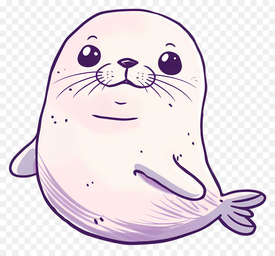 Seal，мультфильм печать PNG