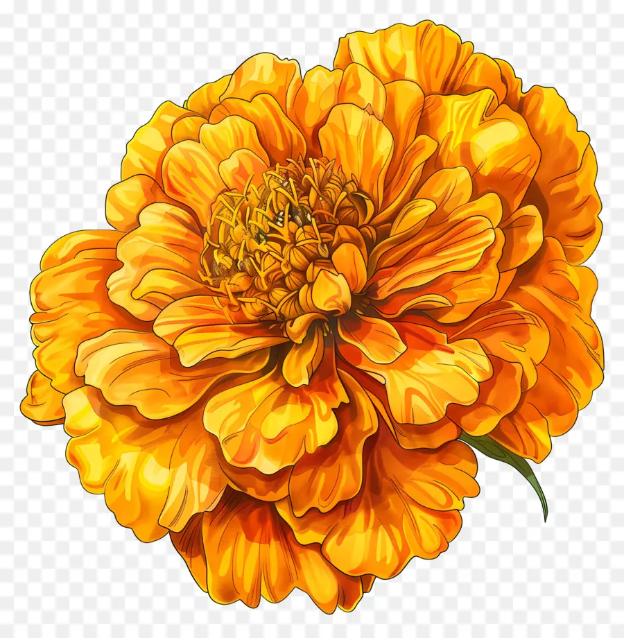 Смотальница желтый，оранжевый цветок PNG