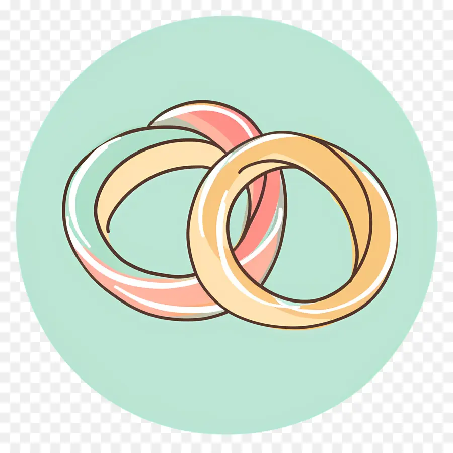 Обручальное кольцо，переплетенных колец PNG