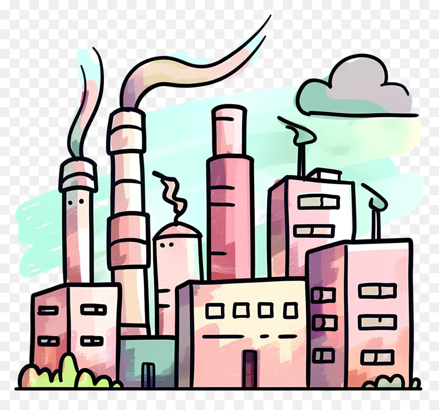 Фабрика，Загрязнения PNG